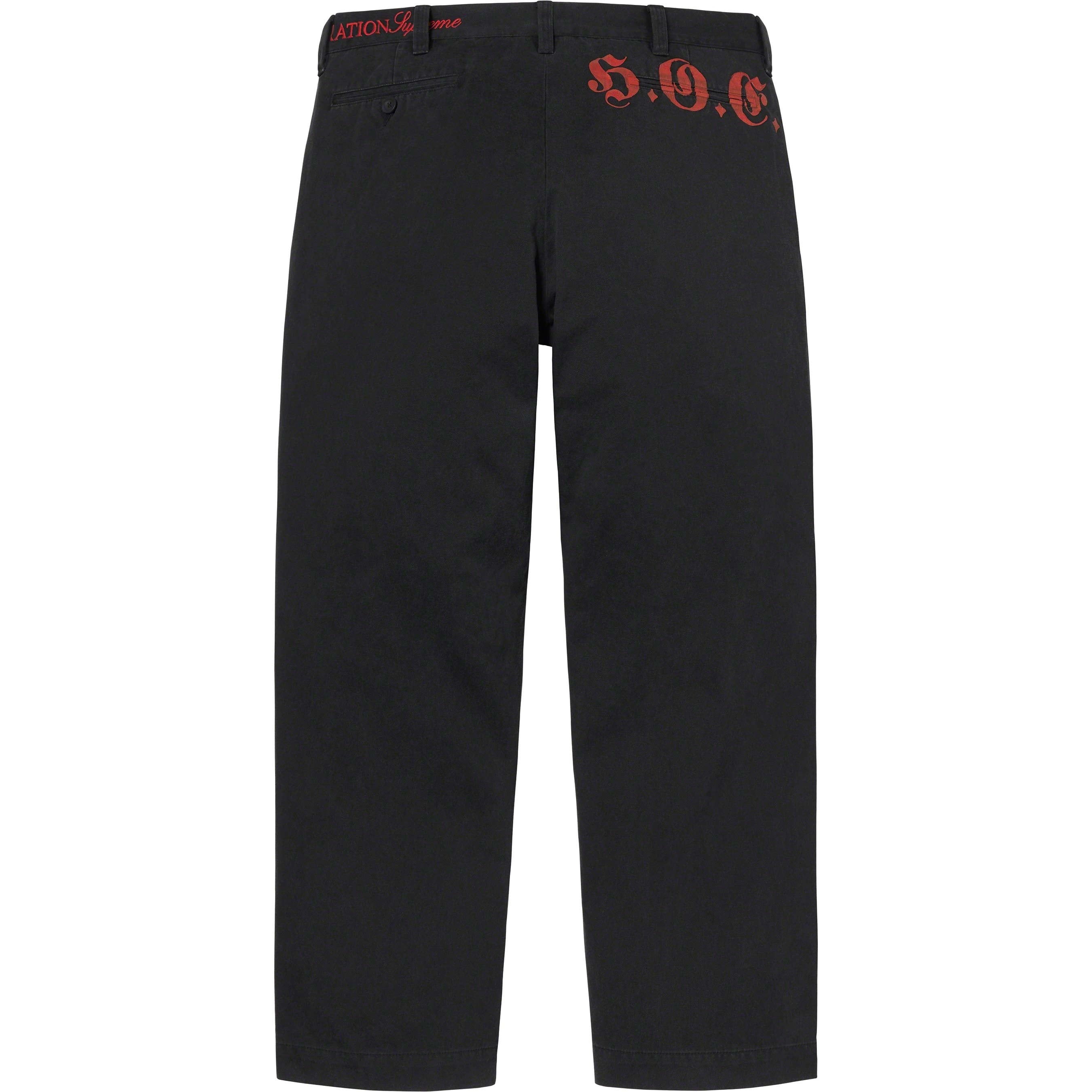Supreme/Bernadette Corporation Old English Chino Pant view 3